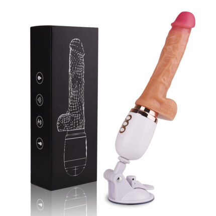 2-in 1 telescoping & Vibrating Dildo Vibrator (263)