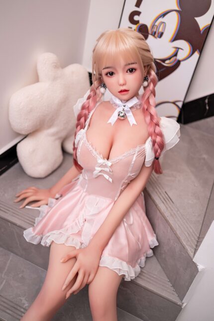 Silicone Head TPE body Sex doll Japanese sex doll Asian sex doll D-Cup (Silicone Head #320)